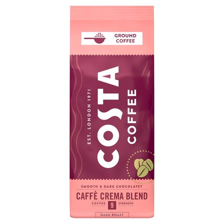 COSTA COFFEE Caffé Crema Blend Kawa palona mielona 200 g (1)