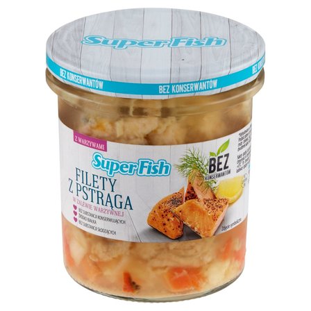 SuperFish Filety z pstrąga w zalewie warzywnej 300 g (2)