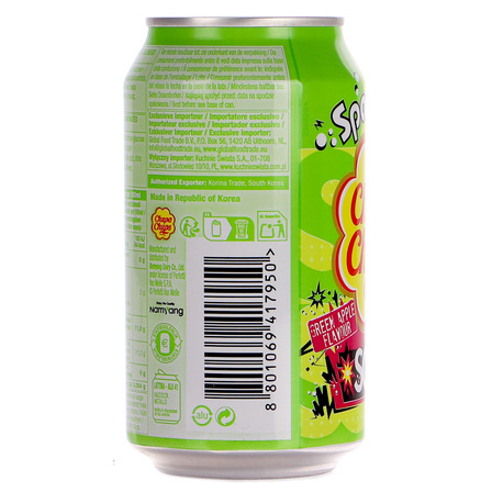 Chupa Chups napój  gazowany kwaśne jabłko 345ml (9)