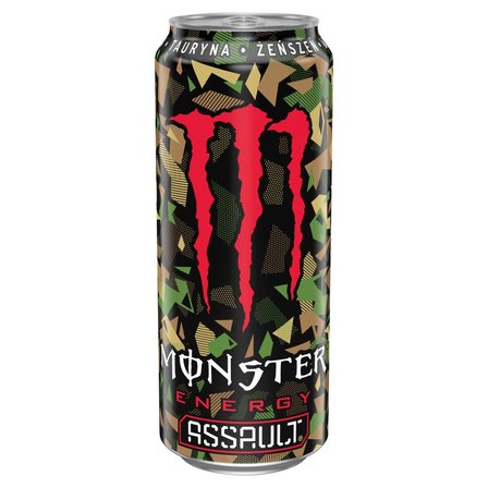 MONSTER Assault Gazowany napój energetyczny 500 ml (1)