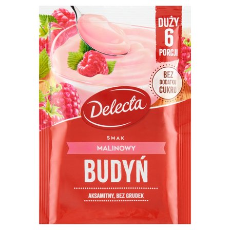 Delecta Budyń smak malinowy 64 g (1)