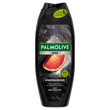 Palmolive MEN Energising, orzeźwiający żel pod prysznic dla mężczyzn 3w1 cytrusy i magnez 500ml (1)