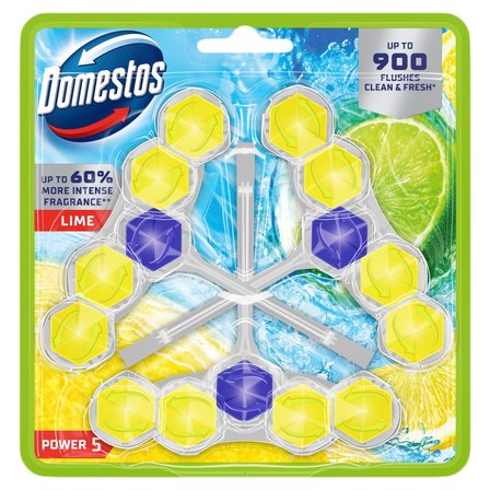 Domestos Power 5 Lime Kostka toaletowa 3 x 50 g (1)