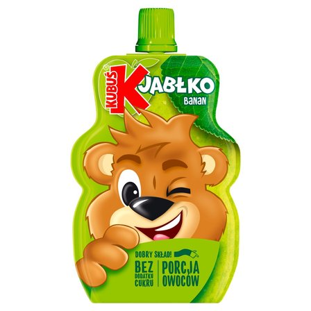 Kubuś Mus 100% jabłko banan 100 g (1)