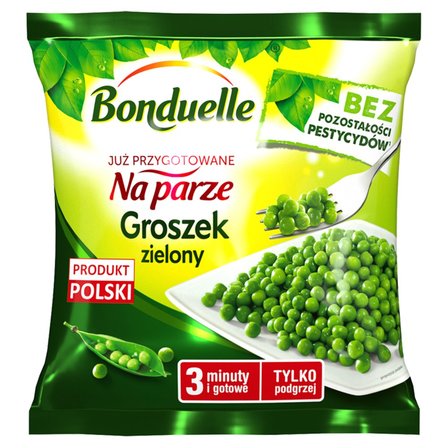 Bonduelle Już przygotowane na parze Groszek zielony 400 g (1)