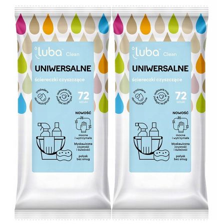 Luba Clean uniwersalne ściereczki czyszczące 2x72szt (1)