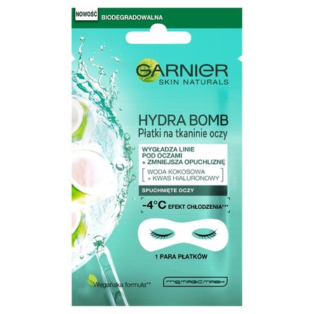 Garnier Skin Naturals Hydra Bomb Płatki na tkaninie oczy 6 g (1)