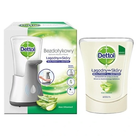 Dettol Bezdotykowy dozownik do mydła stojący 250 ml (1)