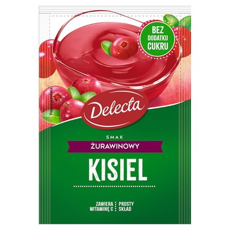 Delecta Kisiel smak żurawinowy 38 g (1)