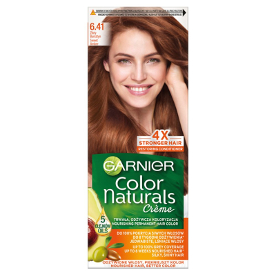 Garnier Color Naturals Crème Farba do włosów złoty bursztyn 6.41 (2)