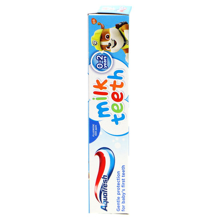 Aquafresh Mleczne Ząbki Pasta do zębów dla dzieci 0-6 lat 50 ml (3)