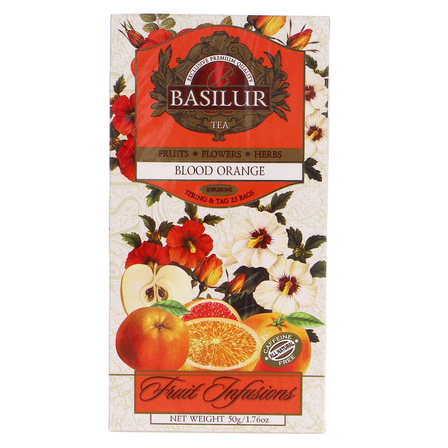 Basilur tea blood orange susz owocowy w saszetkach 50g (1)