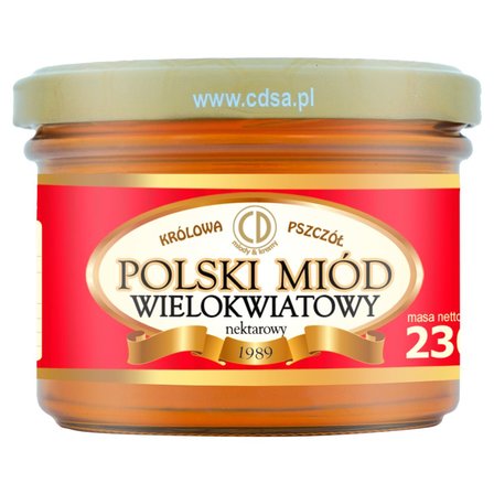 Królowa Pszczół Polski miód wielokwiatowy nektarowy 230 g (1)