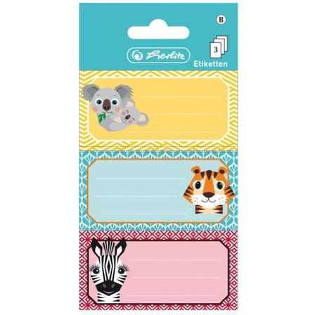 HERLITZ naklejki szkolne a'9 cute animals (1)