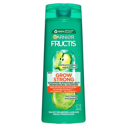 Garnier Fructis Grow Strong Szampon wzmacniający przeciw wypadaniu do włosów osłabionych 400 ml (1)