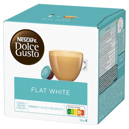 Nescafé Dolce Gusto Flat White Pełne mleko w proszku z kawą i cukrem 187,2 g (16 x 11,7 g) (3)