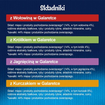 Felix Fantastic Karma dla kotów wiejskie smaki w galaretce 1,02 kg (12 x 85 g) (6)