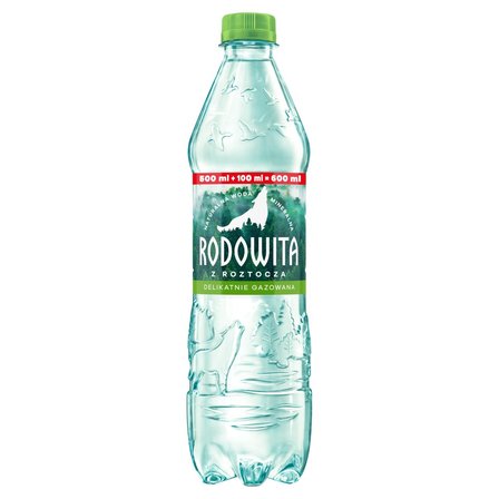 Rodowita z Roztocza Naturalna woda mineralna delikatnie gazowana 0,6 l (1)