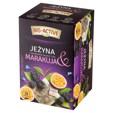 Big-Active Herbata czarna jeżyna & marakuja 40 g (20 x 2 g) (2)