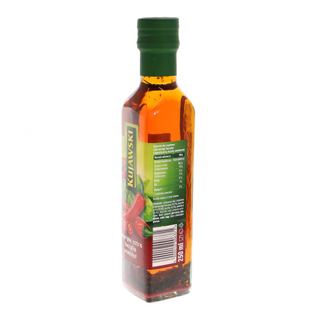 Kujawski Olej rzepakowy z pierwszego tłoczenia z papryką ostrą pomidorami i bazylią 250 ml (3)
