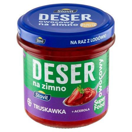 Stovit Deser owocowy Super Food na zimno truskawka + acerola 150 g (2)