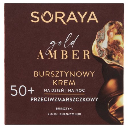 Soraya Gold Amber Bursztynowy krem przeciwzmarszczkowy na dzień i na noc 50+ 50 ml (1)