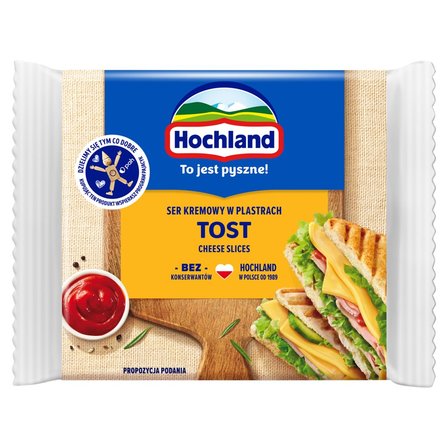 Hochland Ser kremowy w plastrach Tost 130 g (1)