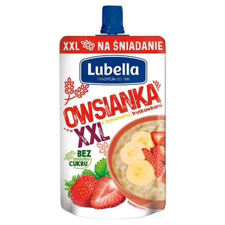 Lubella Owsianka XXL z bananami truskawkami 170 g (1)