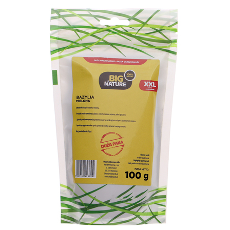 Big nature bazylia  mielona 100g (2)