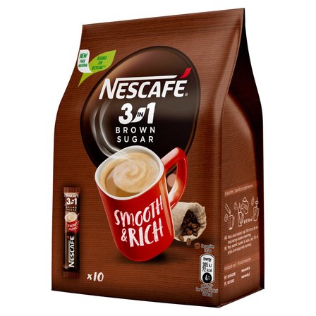 Nescafé 3in1 Brown Sugar Rozpuszczalny napój kawowy 165 g (10 x 16,5 g) (1)