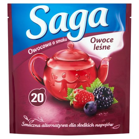 Saga Herbatka owocowa o smaku owoce leśne 34 g (20 torebek) (1)