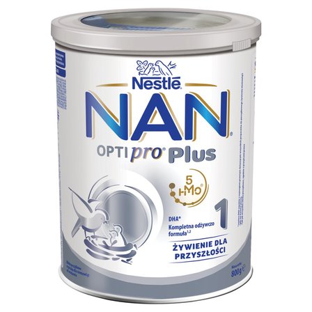 NAN OPTIPRO Plus 1 Mleko początkowe w proszku dla niemowląt od urodzenia 800 g (1)