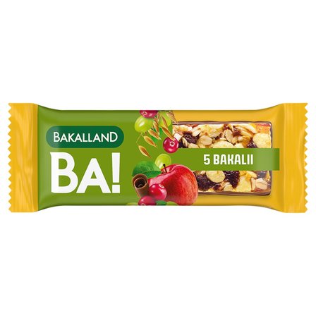 Bakalland Ba! Baton zbożowy 5 bakalii 40 g (1)