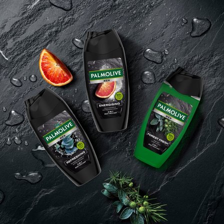 Palmolive MEN Energising, orzeźwiający żel pod prysznic dla mężczyzn 3w1 cytrusy i magnez 500ml (5)