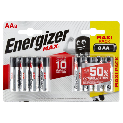 Energizer AA-LR6 1,5 V Baterie alkaliczne 8 sztuk (1)