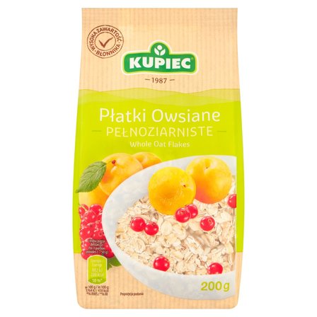 Kupiec Płatki owsiane pełnoziarniste 200 g (1)