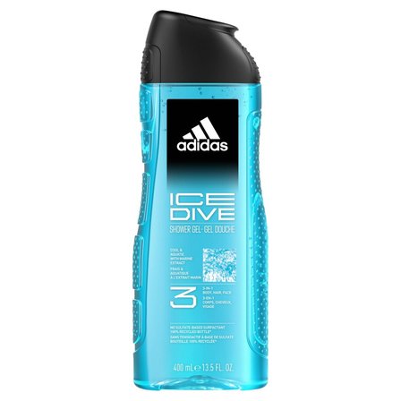 Adidas Ice Dive Żel do mycia 3w1 400 ml (1)