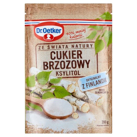 Dr. Oetker Ze świata natury Cukier brzozowy ksylitol 200 g (1)