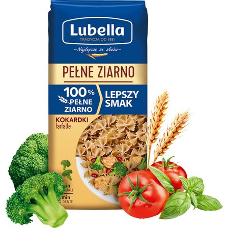 Lubella Pełne Ziarno Makaron kokardki 400 g (3)