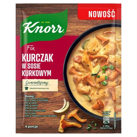 Knorr Fix kurczak w sosie kurkowym 43 g (1)