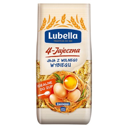 Lubella 4-Jajeczna Makaron świderki 250 g (1)