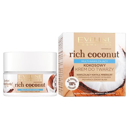 Rich Coconut Multi-nawilżający kokosowy krem do twarzy (1)