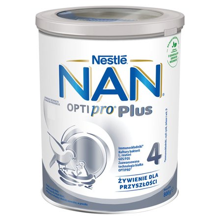 NAN OPTIPRO Plus 4 Produkt na bazie mleka dla małych dzieci 800 g (1)