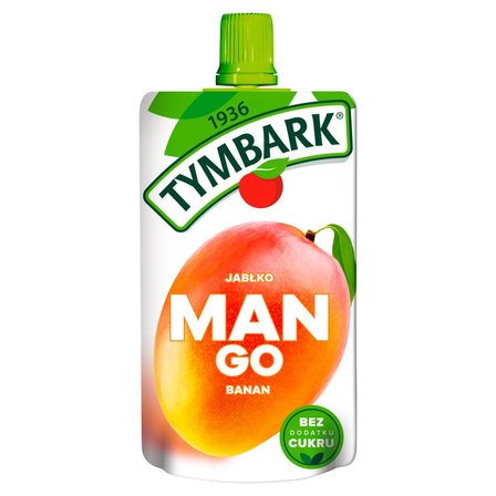 Tymbark Mus 100 % z owoców mango jabłko banan 120 g (1)