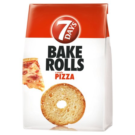 7 Days Bake Rolls Chrupki chlebowe o smaku pizzy 150 g (1)