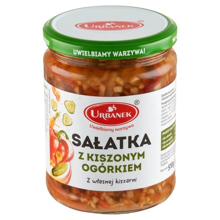 Urbanek Sałatka z kiszonym ogórkiem 510 g (2)