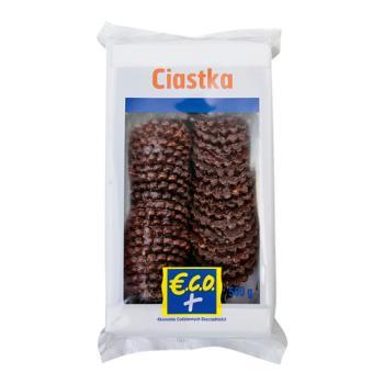 €.C.O.+ ciasteczka opakowanie  uniwersalne ciasteczka agatka w polewie kakaowej 500g (1)