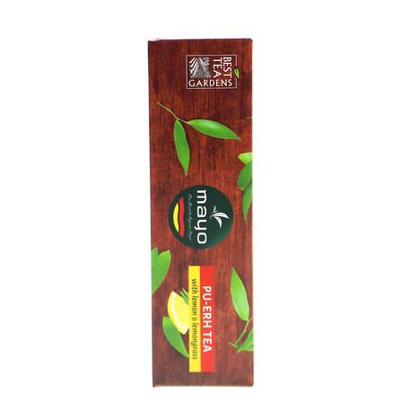 MAYO HERBATA PU-ERH Z CYTRYNĄ I TRAWĄ CYTRYNOWĄ 25x1,6G (9)