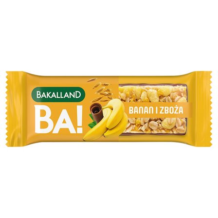 Bakalland Ba! Baton zbożowy banan i zboża 40 g (1)