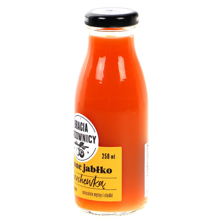 Bracia Sadownicy Sok tłoczone jabłko z marchewką 250 ml (2)